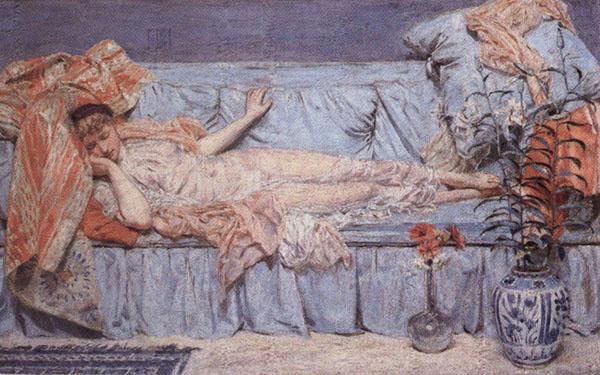 The Sleeprs,and the One that Watcheth, Simeon Solomon